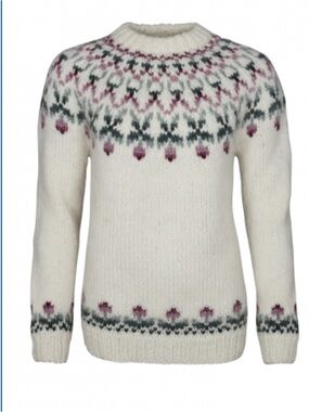 The Handknitting Association of Iceland  wool sweater S/M rare aspen apres ski